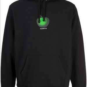 Supreme hoodie green apple